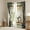 Beige Green, variant on Erosebridal Wild Wolf Curtains Pack of 2 (38x45), Hunting Theme 30%-50% Black Out Curtains, Brown Grid Room Decorative