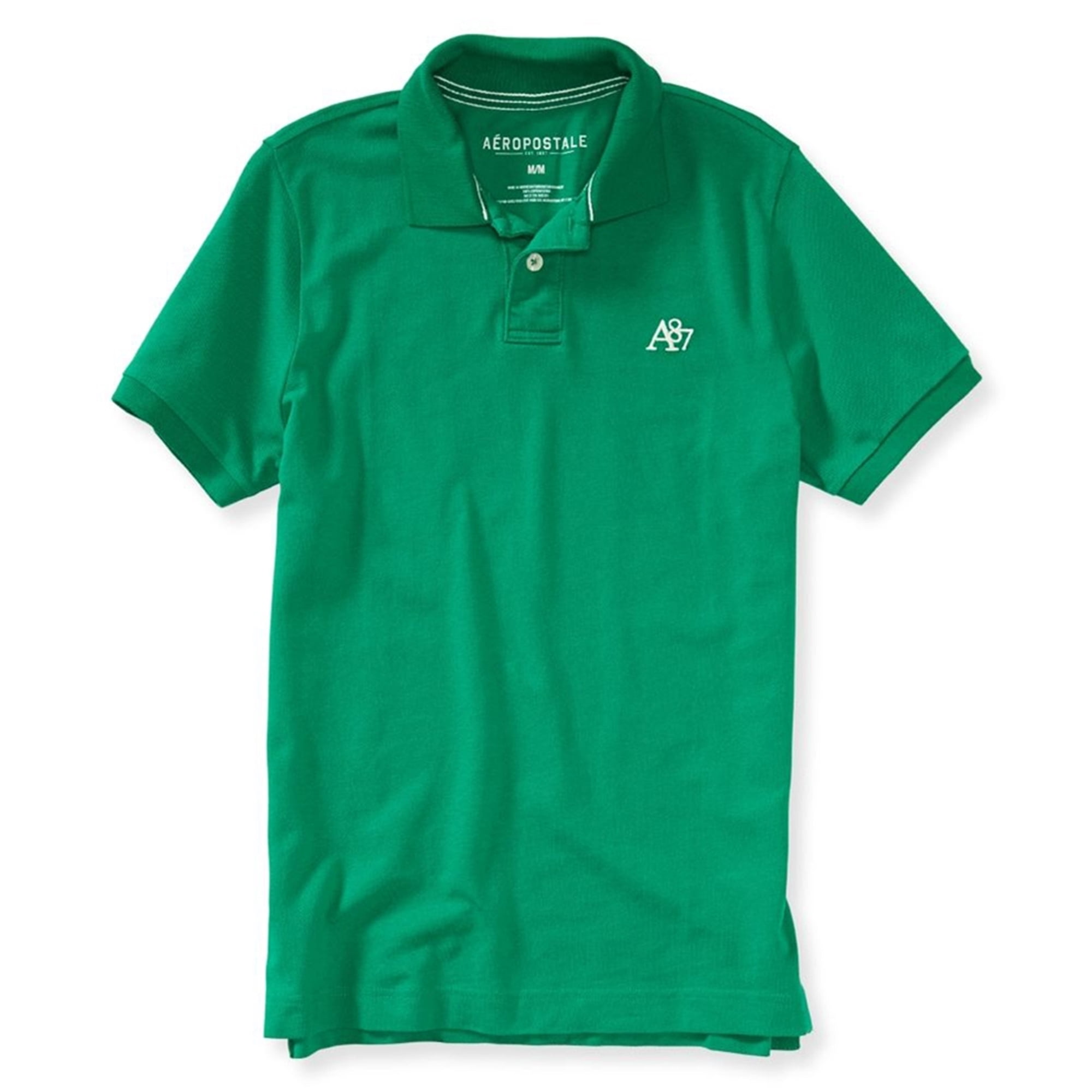 Aeropostale Mens A87 Uniform Rugby Polo 