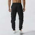 Akiihool Men's Pants Men's Casual Cargo Pants Stretch Elastic Waist