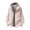 Pink, variant on IROINNID Men's Hooded Waterproof Windbreaker Jacket Full Zip Lightweight Outdoor Rain Coat with Mesh Lining and Zipper Pockets for Hiking Camping Travel