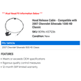 thumbnail image 2 of Hood Release Cable - Compatible with 2007 Chevy Silverado 1500 HD Classic, 2 of 2