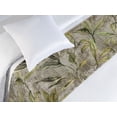 thumbnail image 3 of Leaves Greenery Bed Runner, Tropical Leaf Pattern with Neutral Colors Boho on Grunge Rustic Back, Decorative Accent Bedding Scarf for Hotels Homes & Guest Rooms, Twin, Olive Green Taupe, by Ambesonne, 3 of 3