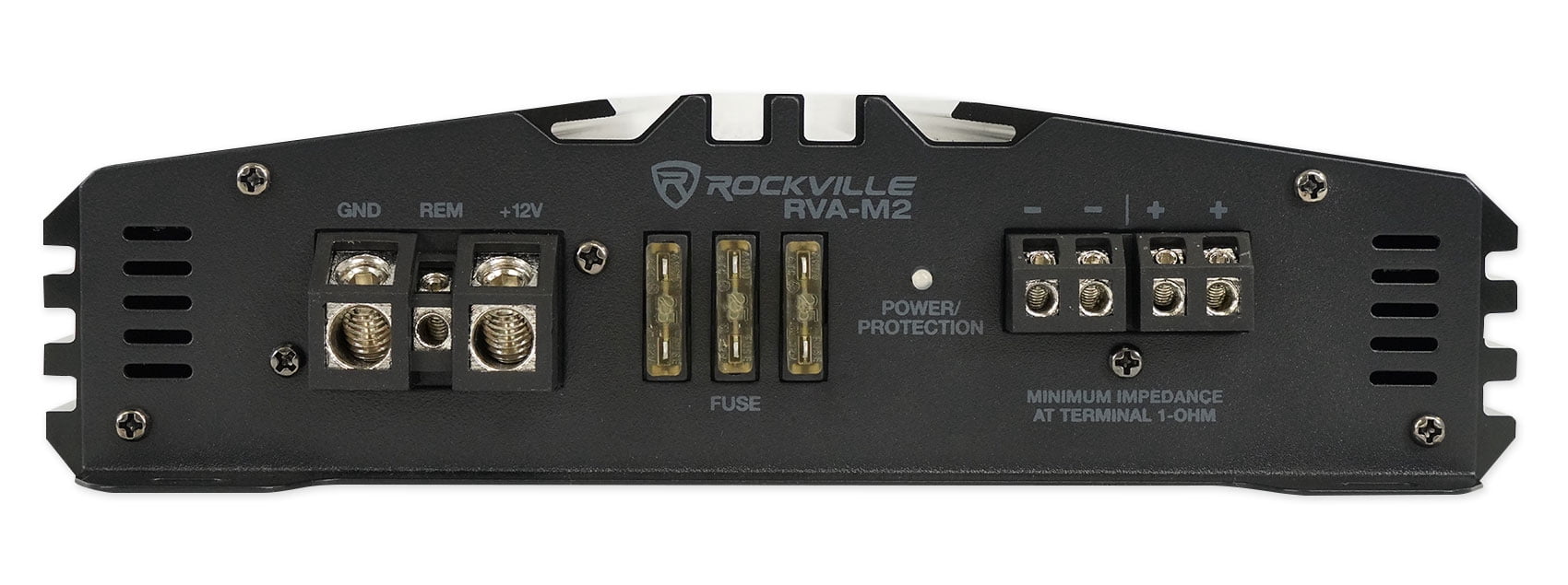 Rockville RVA-M2 2500w Peak/625w RMS @ 1 Ohm Amplifier Mono Car Amp+Remote