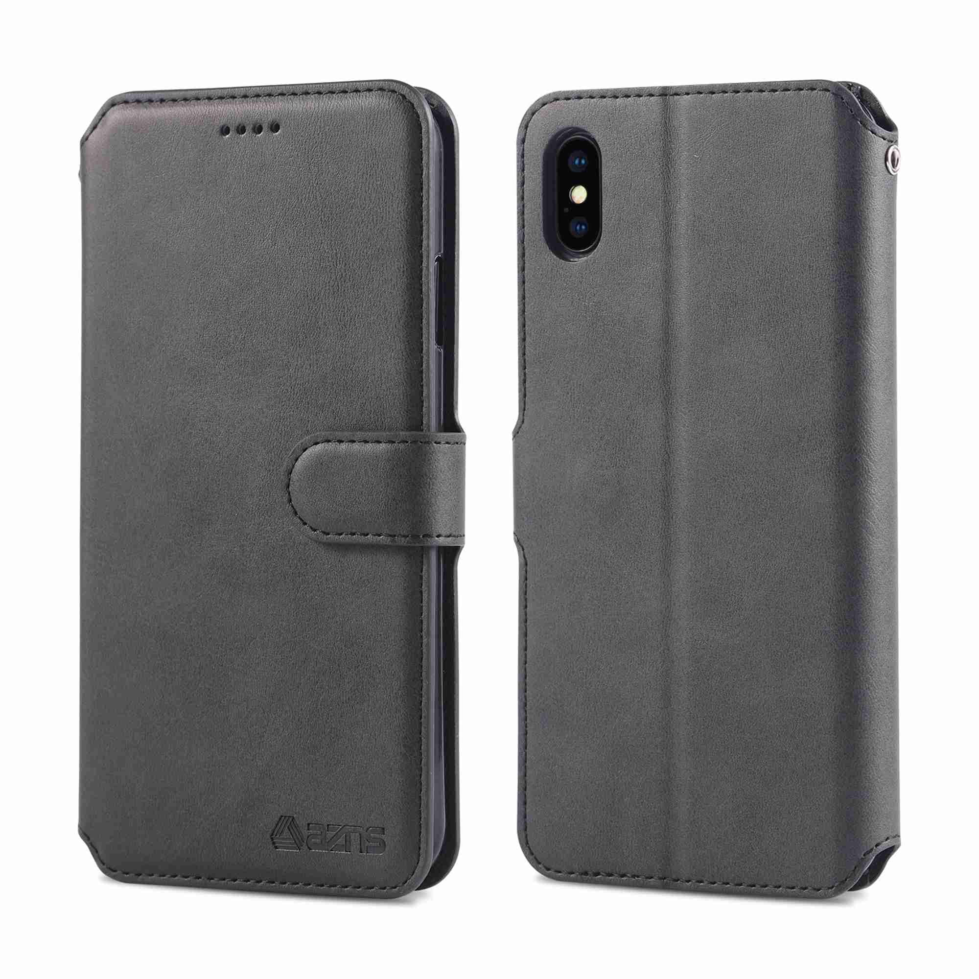 Wallet Case Compatible iPhone XR, Premium PU Leather Wallet Case Flip Folio [Kickstand Feature