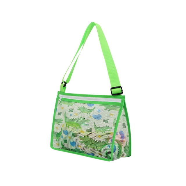 Bolsa de juguetes de playa HUOGUO Color para niños con cinturón ajustable