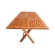 thumbnail image 2 of Mesa Plegable Rectangular De Madera Sólida, 100x180 – Rústico Tratable NATIVO MUEBLES JARDIN, 2 of 5