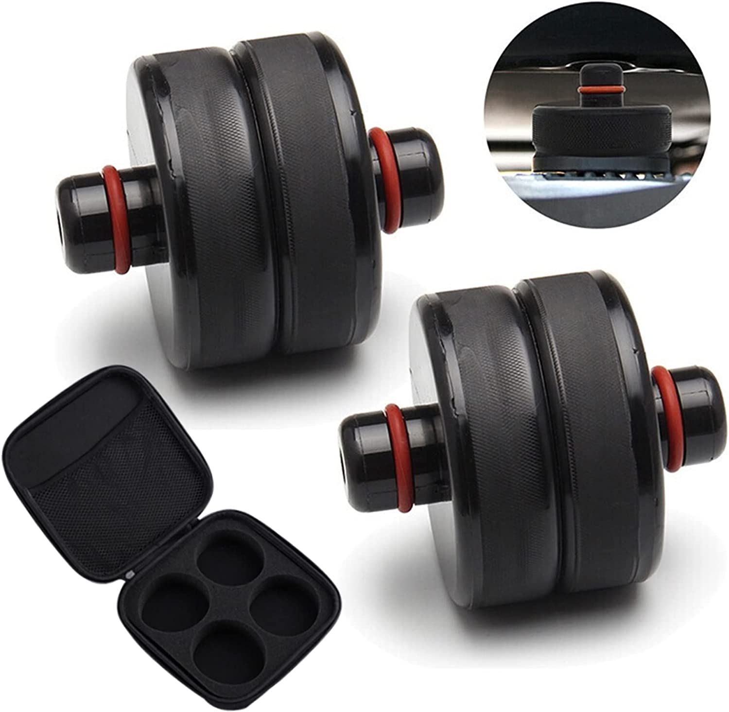 DEDC 4-Pack Lifting Jack Pads For Tesla Model 3/S/X/Y - With Storage Case & Tire Tools (2013-2024)