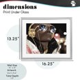 thumbnail image 4 of Stupell Industries Art Deco Starry Eyed Shades with Headphones Gray Framed Print Under Glass, 16 x 13, by Franklyn Gregory, 4 of 8