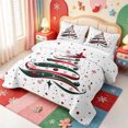thumbnail image 3 of Manfei Christmas Charming Snowflake Twin Quilt Set,Cartoon Farm Cattle Twin Coverlet Set,2 Pieces,1 Bedspread and 1 Pillowcase, 3 of 7