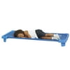Streamline Cot Standard Assembled, Classroom Nap Time Beds, 6-Pack - Blue