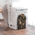 thumbnail image 6 of Naloa Koi Fish Tranquility Wood Non-Skid Bookend for Shelves,Book Ends for Heavy Books, Book Stand for CDs,1 Pair, 6 of 7