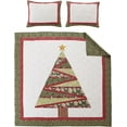 thumbnail image 3 of Greenland Home Christmas Tree - Authentic Patchwork - Cotton Quilt Set, 3-Piece King/Cal King, Holiday, 3 of 9