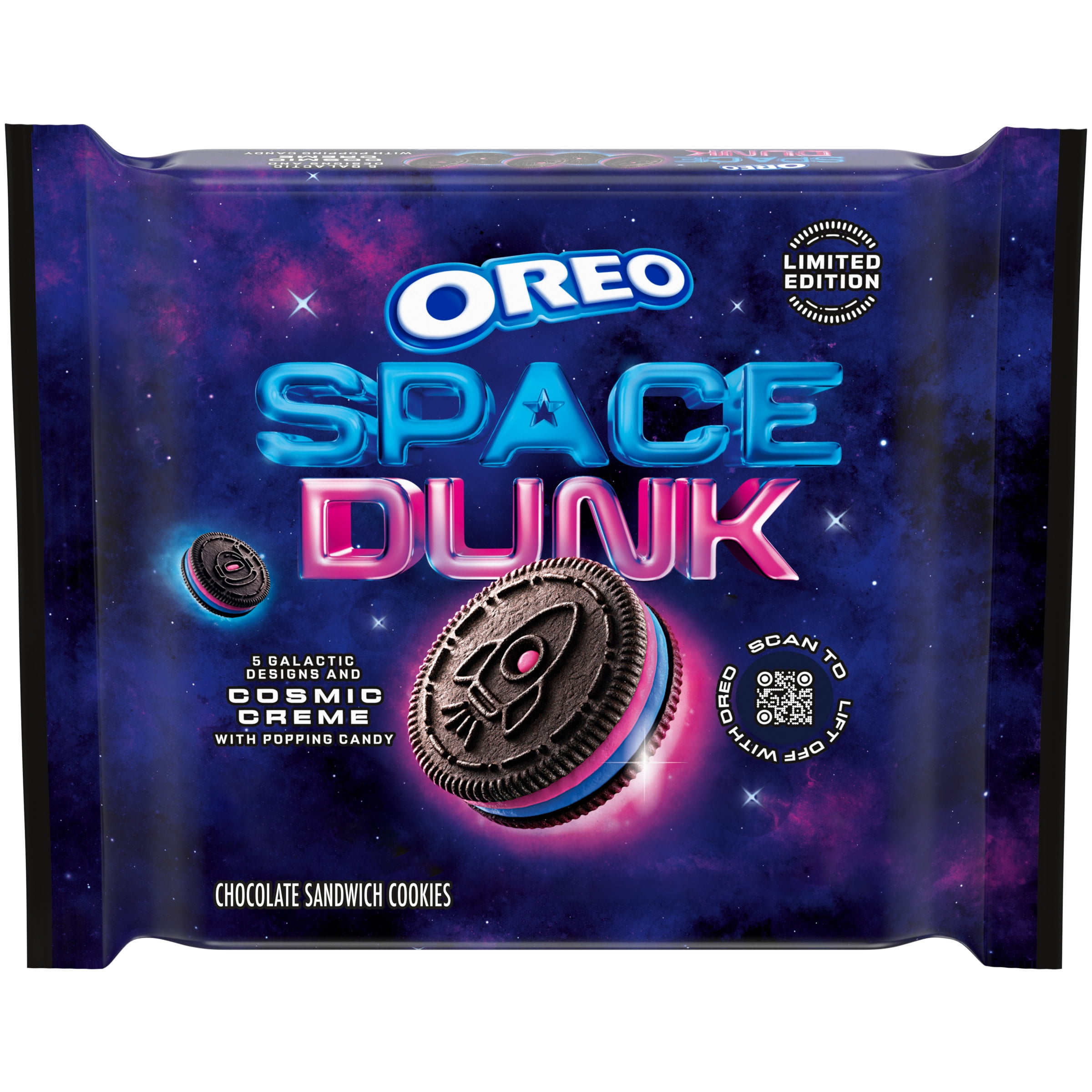 OREO Space Dunk Chocolate Sandwich Cookies with Cosmic Flavor