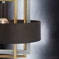 thumbnail image 5 of Luxury Modern Indoor Pendant, 14.625''H x 12''W, with Industrial Style Elements, Art Deco Design, Midnight Black Finish, UHP2781, 5 of 7