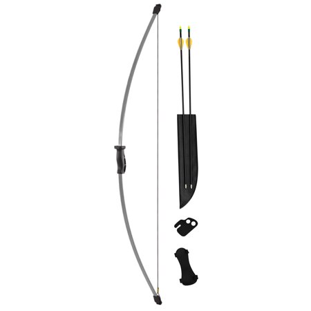 Bear Archery Wizard Youth Bow Set Includes Arrows, Armguard, Arrow Quiver, and Finger Tab Recommended for Ages 5 to
