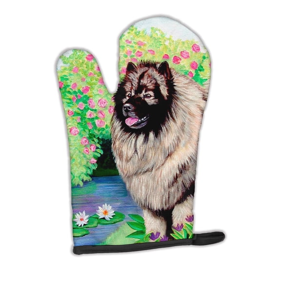 Keeshond Oven Mitt