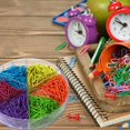 thumbnail image 3 of Clips de papel multicolores 6 colores diferentes 600 piezas CHAO, 3 of 4