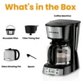 VAVSEA 12 Cup Programmable Coffee Maker, 900W Drip Coffeemaker with