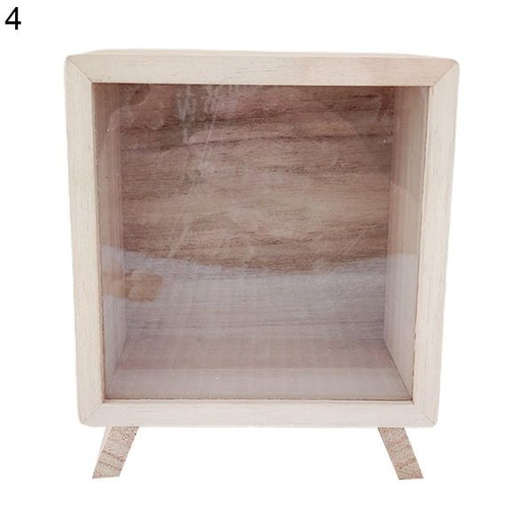 Grandest Birch Piggy Bank Compact Large Capacity Nordic Style Wooden Kids Money Saving Bank for Daily Use Large Capacity Wooden Tr