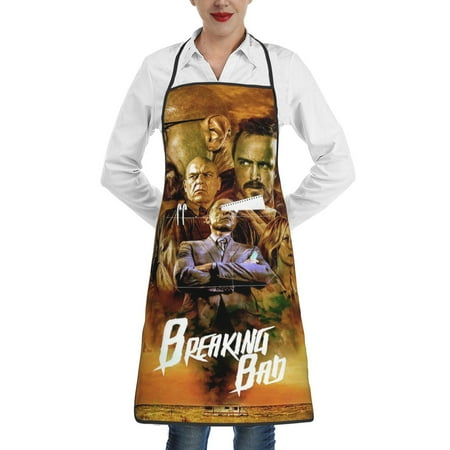 

Breaking Bad Cooking Aprons Grilling Bbq Kitchen Apron Bib Water Resistant With Pockets For Chef
