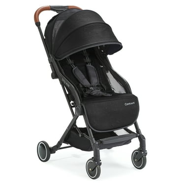 Contours Bitsy Elite Lightweight Travel Stroller, Black, Unisex, 14 lbs.