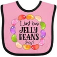 thumbnail image 3 of Inktastic I Just Love Jellybeans, Okay? Easter Candy Boys or Girls Baby Bib, 3 of 4