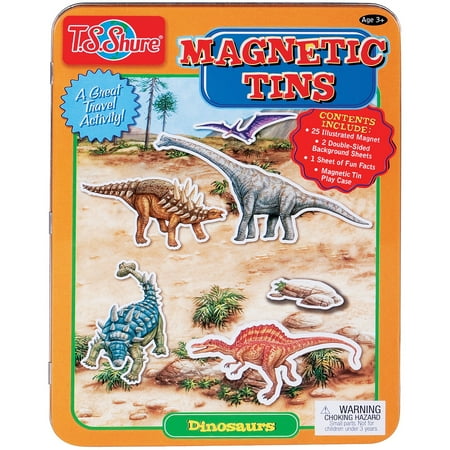 T.S. Shure Dinosaurs Magnetic Tin Play Set