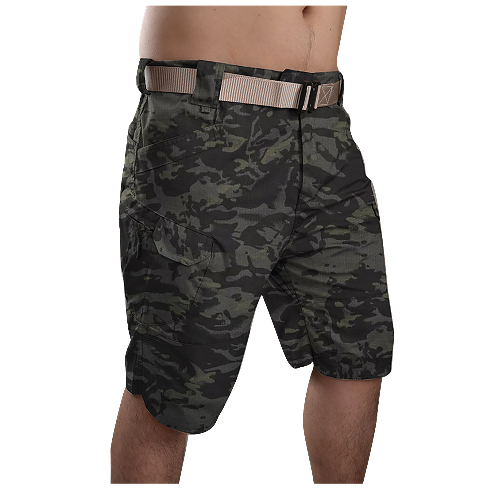 BSDJILFG Camo Shorts for Men Plus Size Print Cargo Shorts for Men ...
