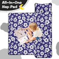 thumbnail image 4 of Pioneer Flower Floral Print Pattern Toddler Nap Mat for Teens Preschool Daycare, Teens Sleeping Mat Bag, Toddler Sleeping Bag with Pillow, 4 of 6