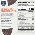 thumbnail image 2 of MASA Tortilla Chips Snack Pack - Seed Oil Free Snacks, Organic Chips Tortilla - Gluten & Dairy Free, Naturally Grown Corn Chip - Made with Grass Fed Tallow & Sea Salt (2 Pack, 5oz Each - Blu, 2 of 5