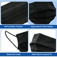 thumbnail image 5 of JMU  Disposable Face Masks 50 Pcs, Medical ASTM Level 1, Black Adult Size, 5 of 8
