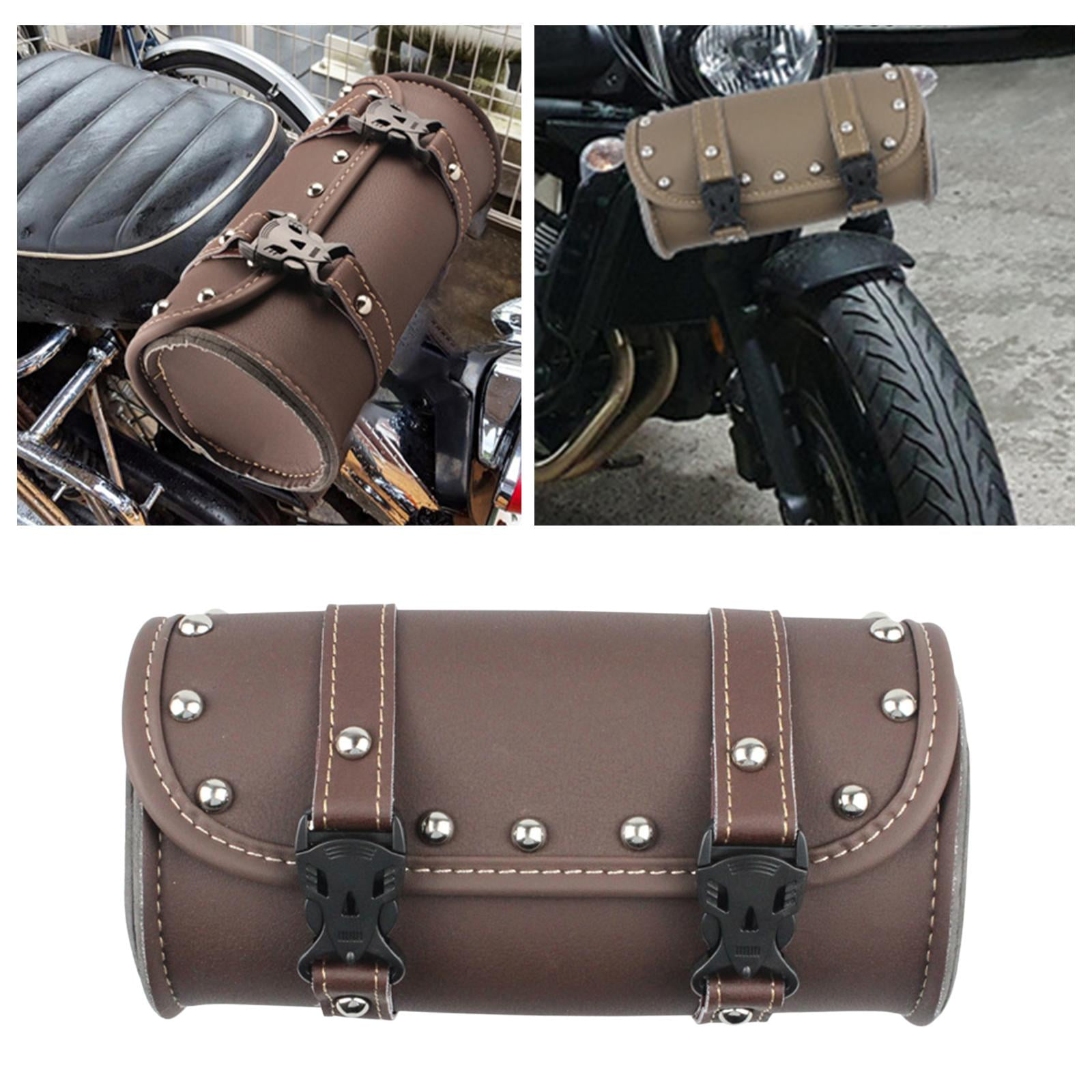 Universal Motorcycle Tool Bag Vintage Pouch Saddle Bags for Brown Walmart