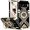 Black, variant on for Google Pixel 8 Pro Case for Women, Rivet Metal Corner Design Phone Case Cover with Bling Diamond Ring Suitable for Google Pixel 8 Pro 6.7" BF-Gold