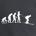 thumbnail image 3 of CafePress - Ski Evolution Long Sleeve Dark T Shirt - Long Sleeve Dark T-Shirt, 3 of 4