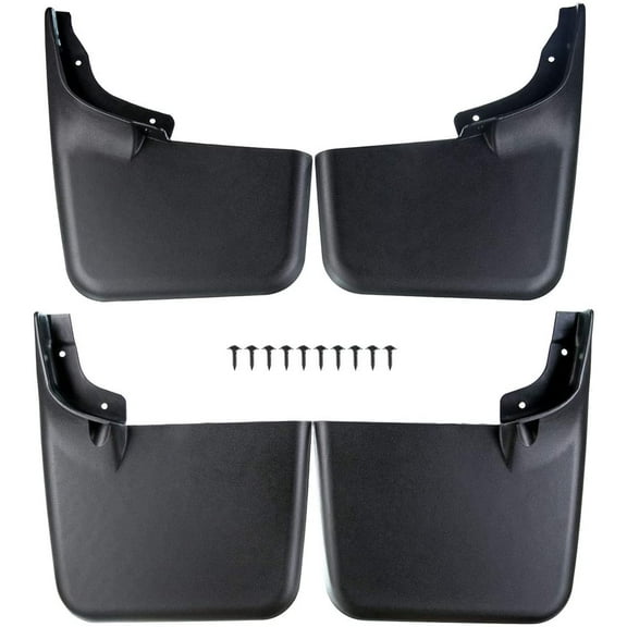 A-Premium Splash Guards Mud Flaps Compatible with Ford F-150 F150 2004-2014 without Factory Fender Flares Front and Rear 4-PC Set