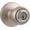 Satin Nickel, variant on Polo Dummy Door Knob, Single Sided Handle for Closets, French Double Doors, and Pantry, Polished Chrome Non-Turning Interior Push/Pull Door Knob