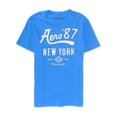 thumbnail image 1 of Camiseta gráfica Aeropostale New York 87 azul pequeña, 1 of 1