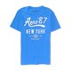 thumbnail image 1 of Camiseta gráfica Aeropostale New York 87 azul pequeña, 1 of 1