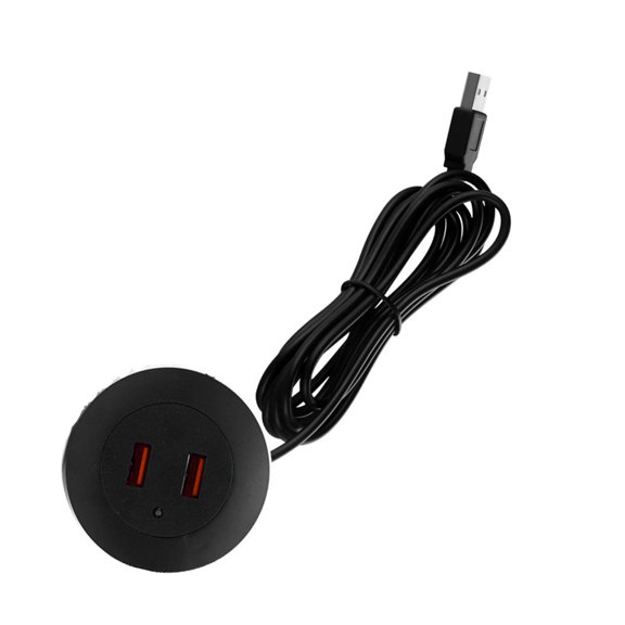 USB Port Desktop Embedded Charging Connector For Mobile Phone USB Desk Data Line Splitter Charging Socket for Home