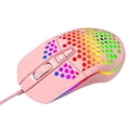 thumbnail image 3 of EeaseCA 1 Pc Wired Mouse Glowing Gaming Mouse Hollow-out Controller Computer Accessory, 3 of 7