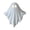 01# Ghost Lantern, variant on HOARBOEG 7.9x5.9 Inch Ghost Dog Acrylic Desk Ornament with Base, Cute Spooky Puppy Tabletop Sign, Clear Ghost Pet Decoration for Halloween Home Office Shelf, White