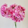 thumbnail image 1 of Hot Pink Hydrangea Bush Artificial Flowers, 1 of 1