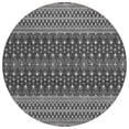 thumbnail image 2 of Addison Rugs Chantille Indoor/Outdoor Transitional Boho Gray Washable Round Rug, 8' x 8', 2 of 6
