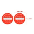 thumbnail image 2 of unbranded  1000 Pcs Fragile Stickers Hello Marker Circle Nail Round Red, 2 of 8