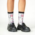 thumbnail image 4 of Sigee Rose Flower B for Premium Children's Socks Unisex School Kids Boys Girls,Soft and Comfy Kids' Socks, 4 of 5
