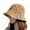 Khaki, variant on Women Cap Straw Weave Sun Protection Adjustable Fisherman Style Outdoor Summer Accessory Straw Bucket Hats for Women Khaki M
