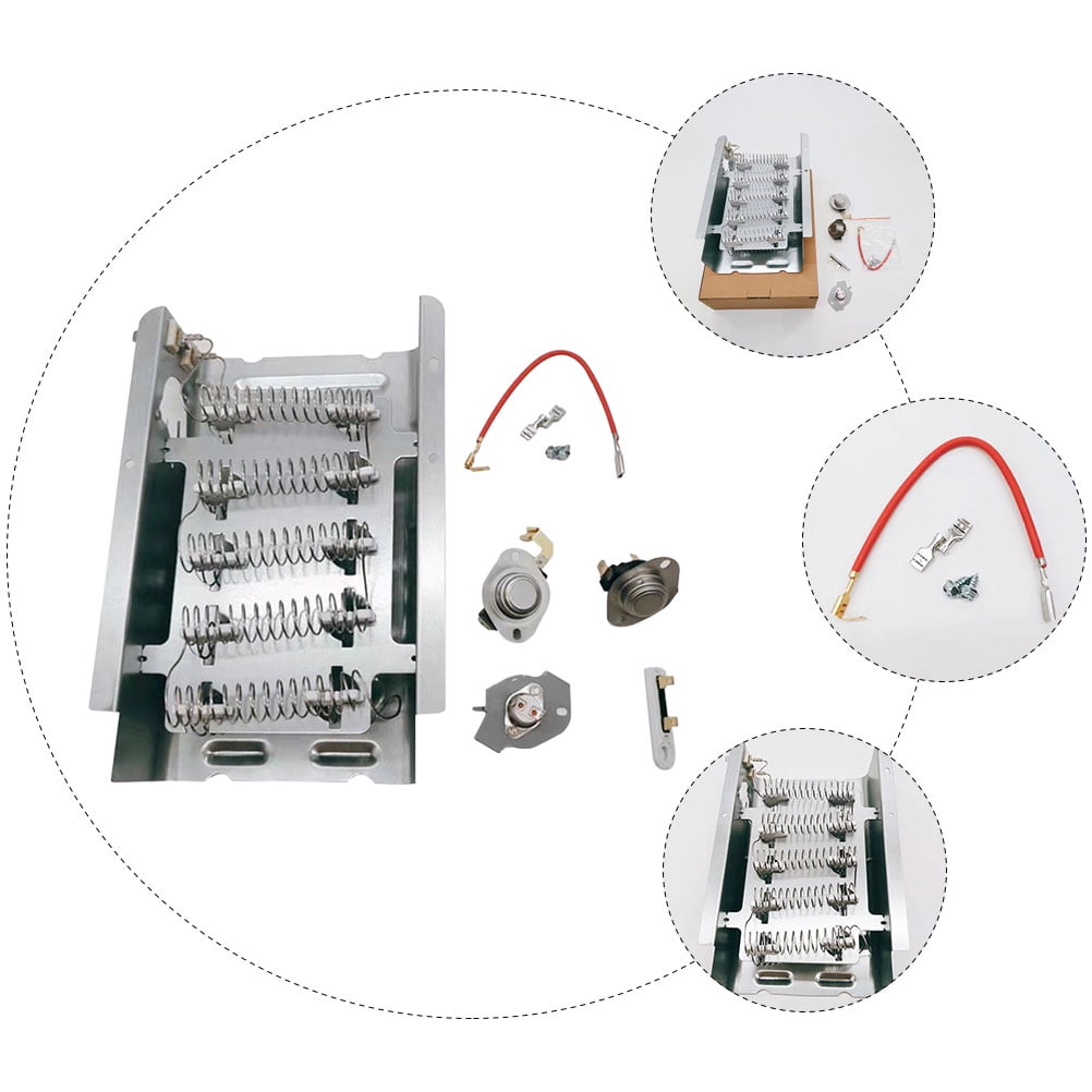 Masteelf  Hot Dryer Heating Element Set 279838/3392519/3977393/3387134 Energy-saving