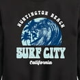 thumbnail image 3 of Instant Message - Surf City - Toddler & Youth Crewneck Fleece Sweatshirt, 3 of 6
