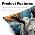 thumbnail image 2 of Rhinoceros Set of 2 - Chair Pillow Covers with Unique Patterns - Throw Pillow Inserts Included, Available in 16x16, 18x18, 20x20 Inches - Ideal for Home Decor,and Gifts, 2 of 6