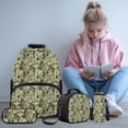 thumbnail image 2 of Bulopur Green Fish Camo Kids Backpack Set 4 Pcs Breathable Outdoor Girls School Bag with Lunch Bag, Pencil Case and Water Bottle Cover for Young Fisher Tween Girls 7-12, 2 of 8